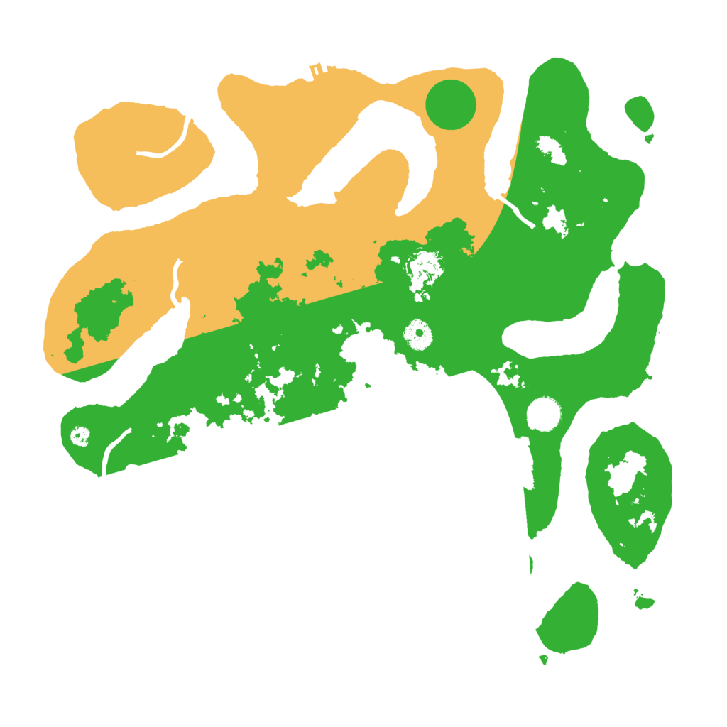 Biome Rust Map: Procedural Map, Size: 3800, Seed: 4625002