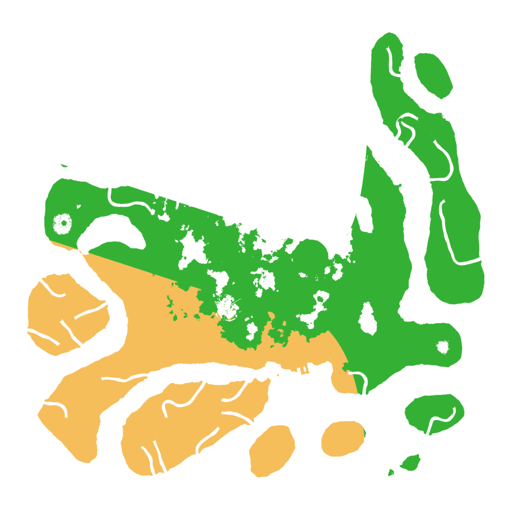 Biome Rust Map: Procedural Map, Size: 3800, Seed: 2739919