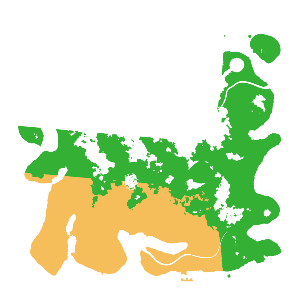 Biome Rust Map: Procedural Map, Size: 3800, Seed: 5801551