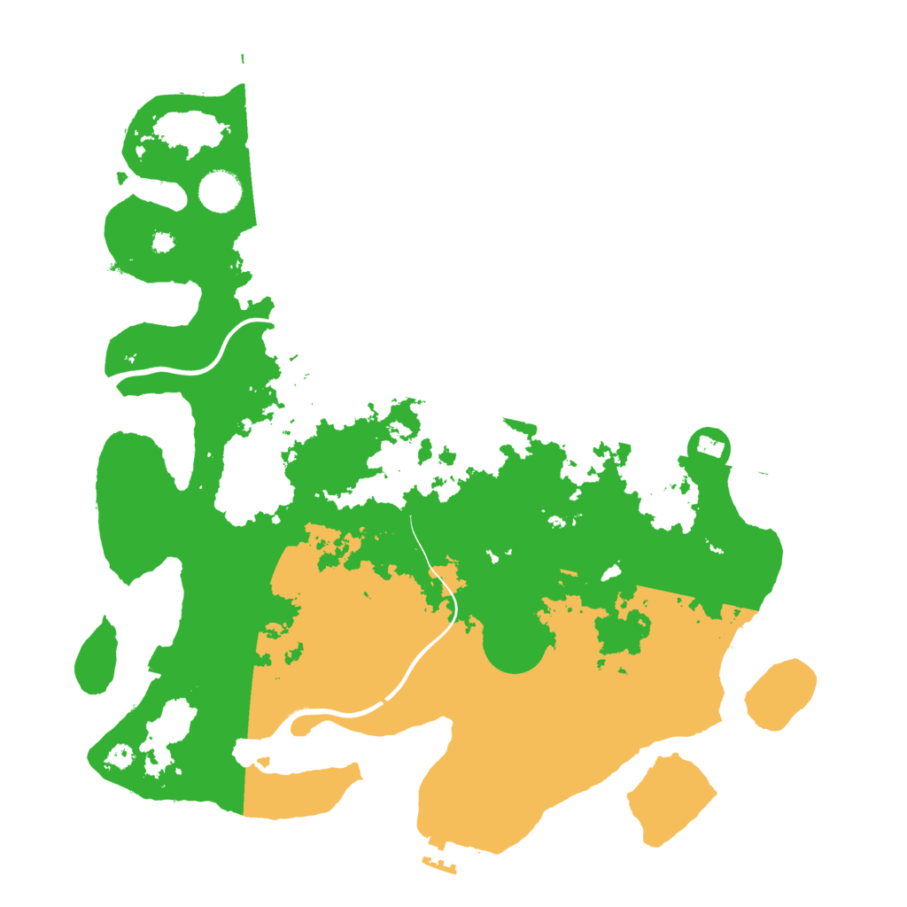 Biome Rust Map: Procedural Map, Size: 3800, Seed: 2919725