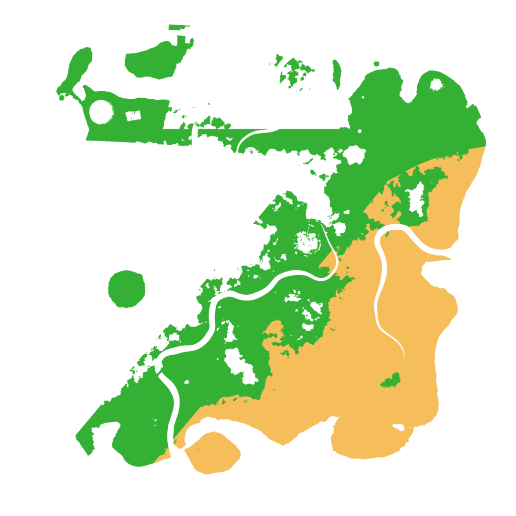 Biome Rust Map: Procedural Map, Size: 3800, Seed: 5165539
