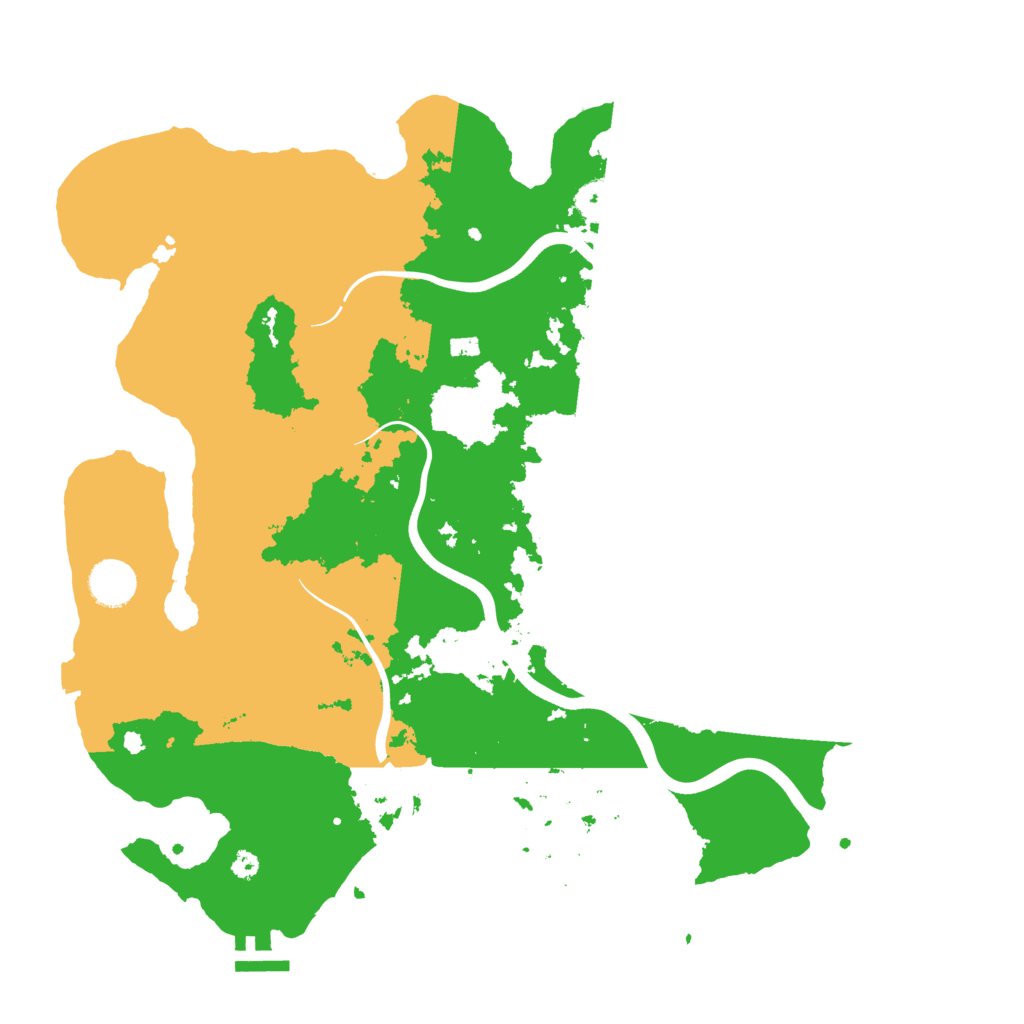 Biome Rust Map: Procedural Map, Size: 3800, Seed: 4237849