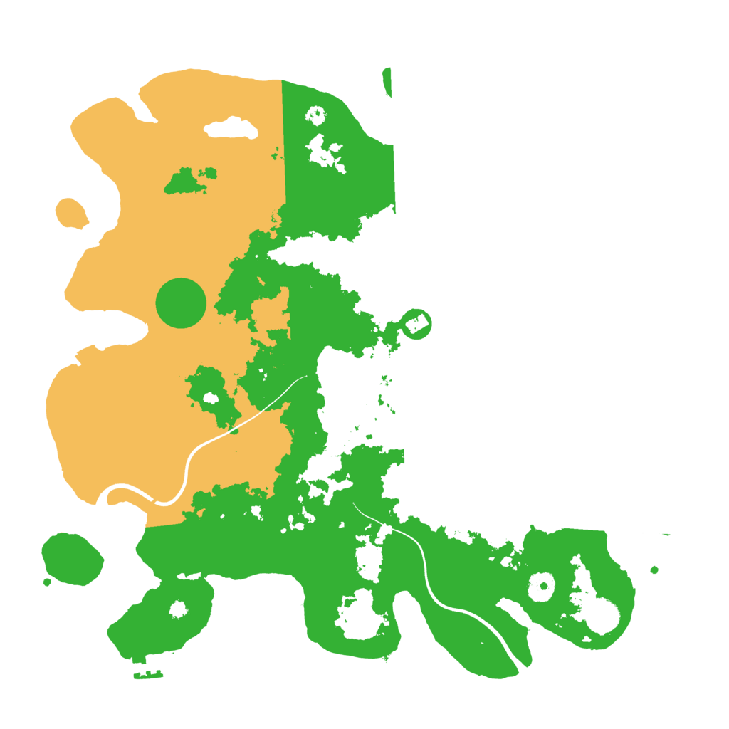 Biome Rust Map: Procedural Map, Size: 3800, Seed: 919792