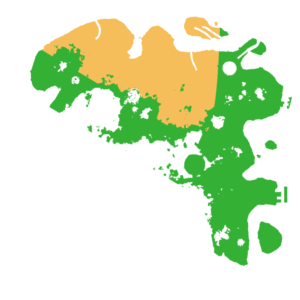 Biome Rust Map: Procedural Map, Size: 3800, Seed: 2870261