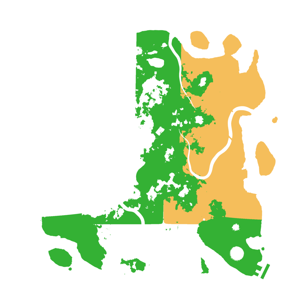 Biome Rust Map: Procedural Map, Size: 3800, Seed: 1272152
