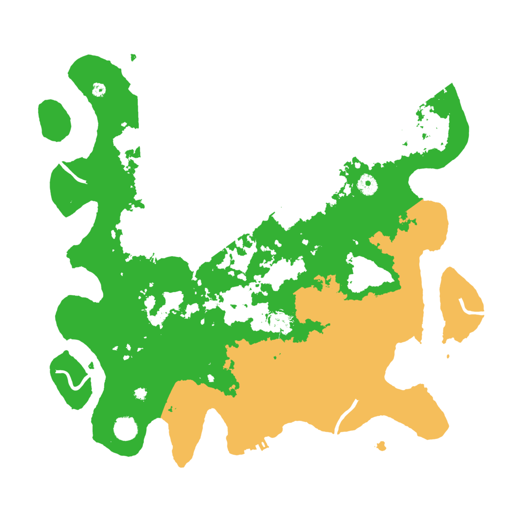 Biome Rust Map: Procedural Map, Size: 3800, Seed: 6305654
