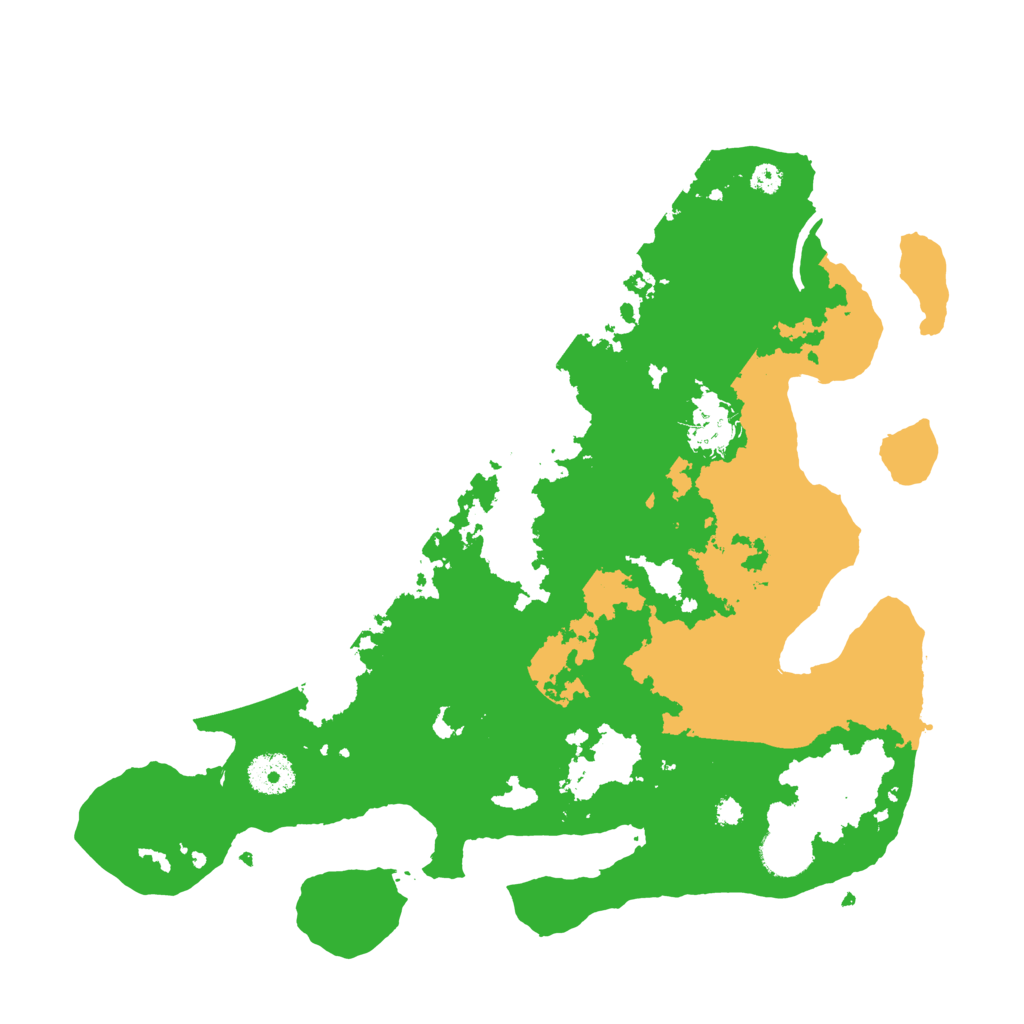 Biome Rust Map: Procedural Map, Size: 3500, Seed: 5344388