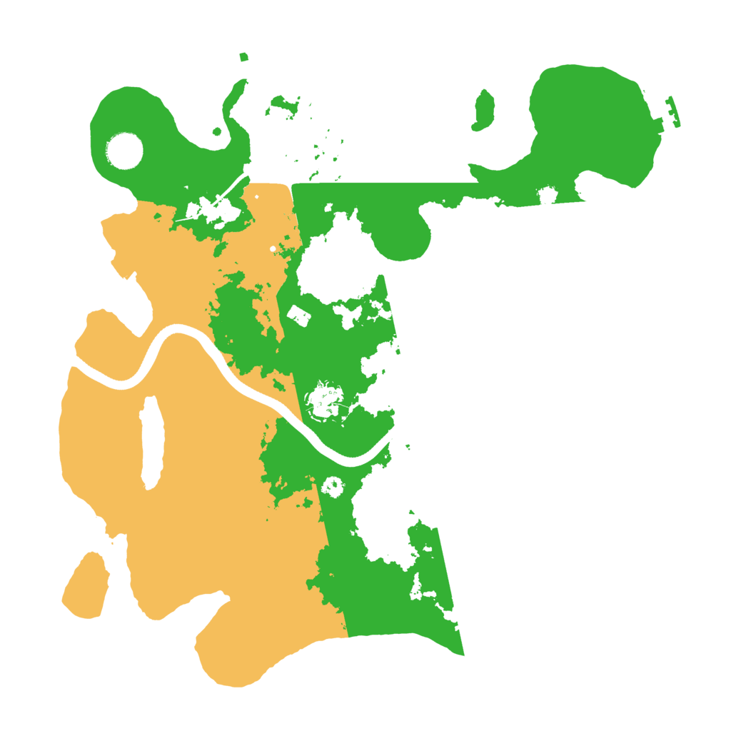 Biome Rust Map: Procedural Map, Size: 3500, Seed: 2965990