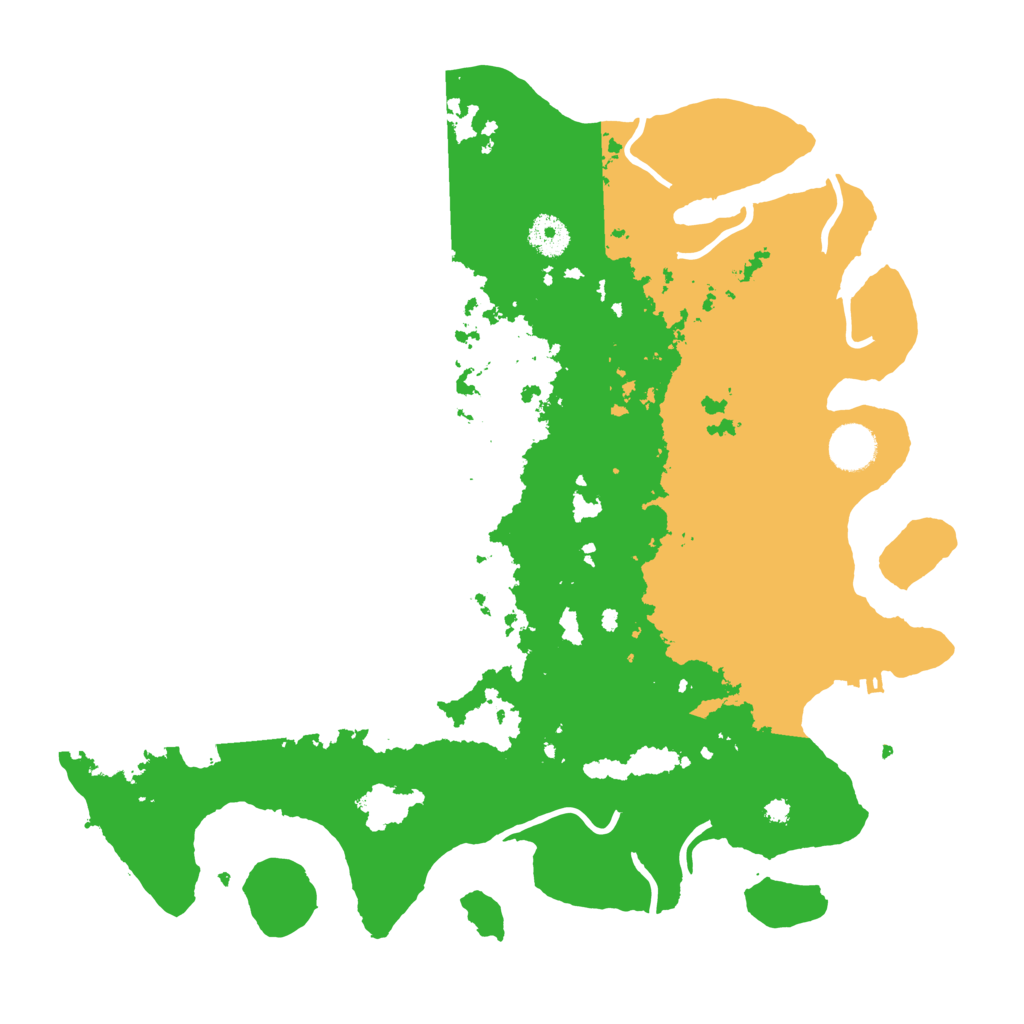 Biome Rust Map: Procedural Map, Size: 3800, Seed: 573435