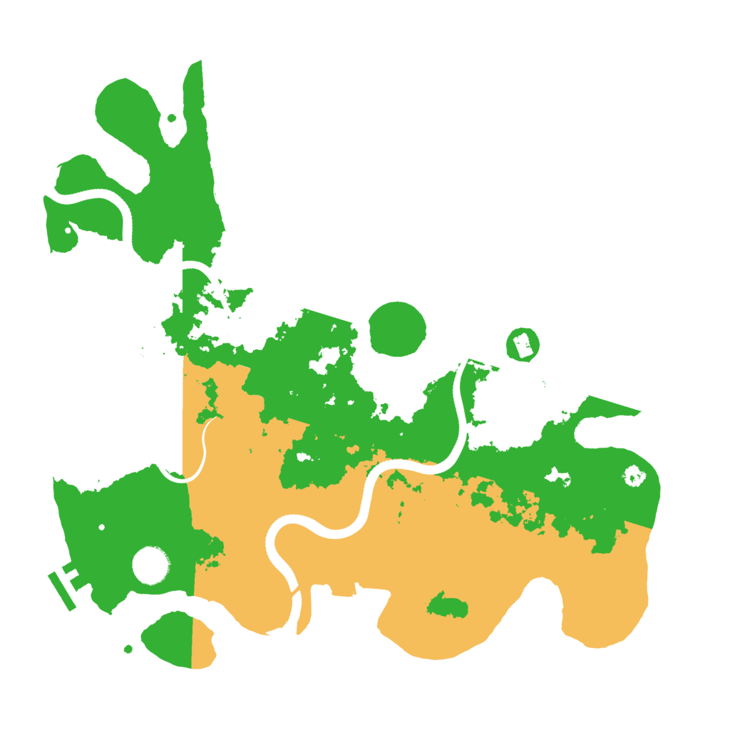 Biome Rust Map: Procedural Map, Size: 3500, Seed: 4817767