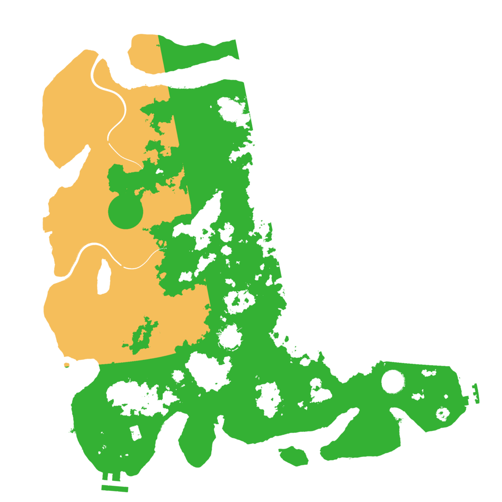 Biome Rust Map: Procedural Map, Size: 3800, Seed: 1426801