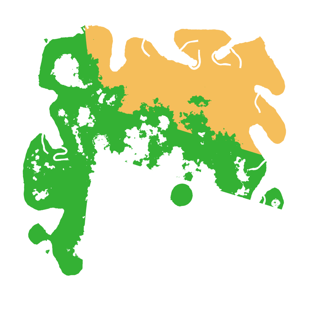 Biome Rust Map: Procedural Map, Size: 3800, Seed: 5185559