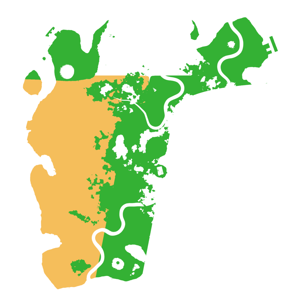Biome Rust Map: Procedural Map, Size: 3800, Seed: 2071041