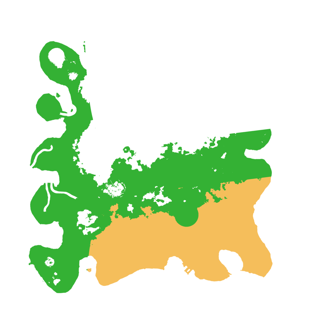 Biome Rust Map: Procedural Map, Size: 3500, Seed: 4681256