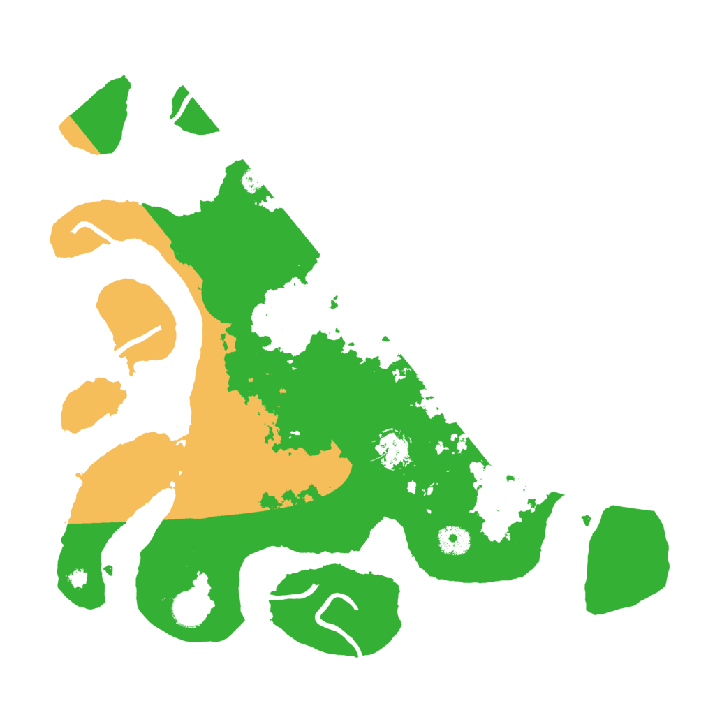 Biome Rust Map: Procedural Map, Size: 3500, Seed: 6027341