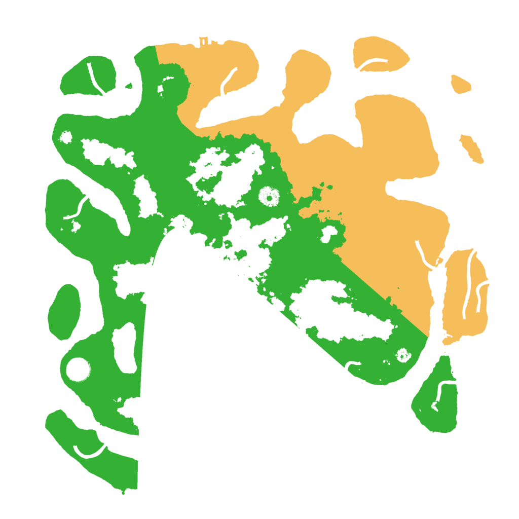 Biome Rust Map: Procedural Map, Size: 3800, Seed: 5214875