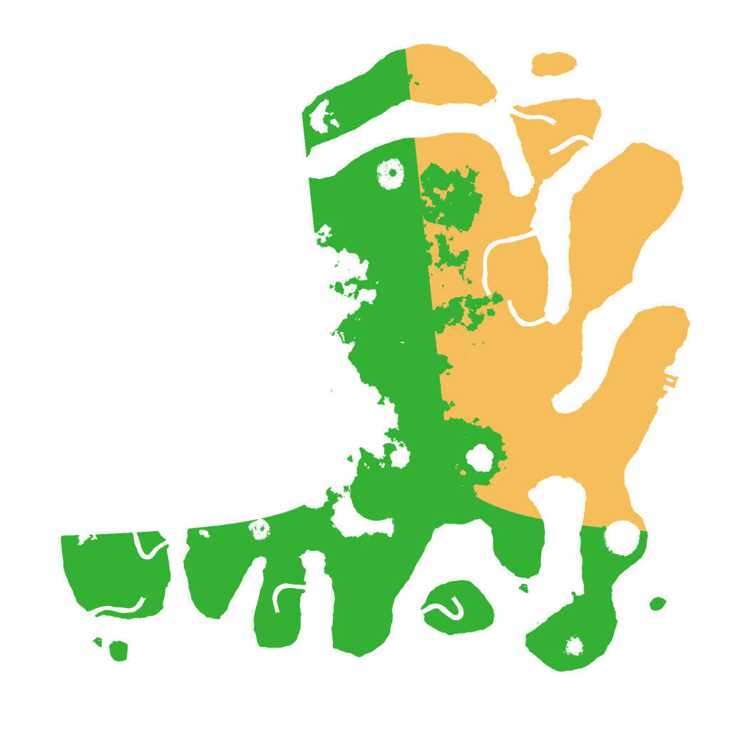 Biome Rust Map: Procedural Map, Size: 3800, Seed: 674369