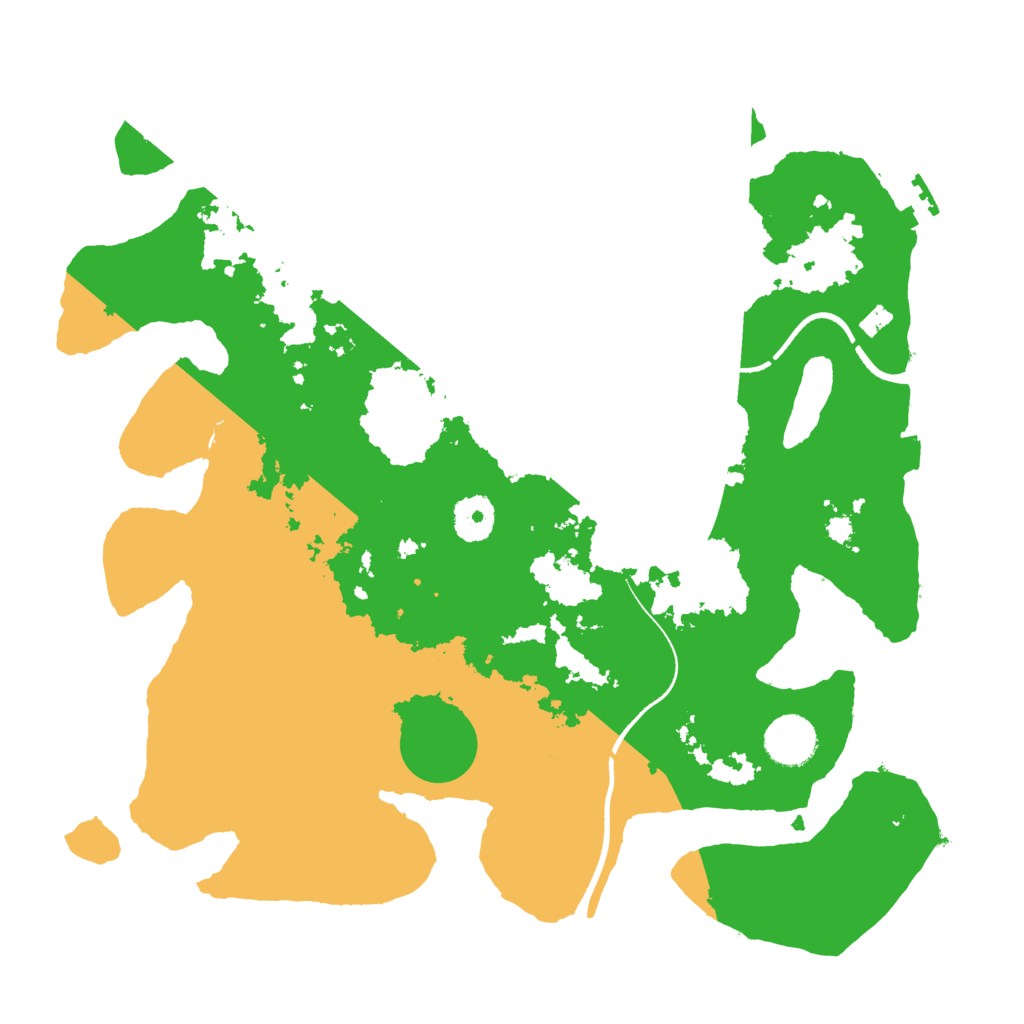 Biome Rust Map: Procedural Map, Size: 3500, Seed: 1764418