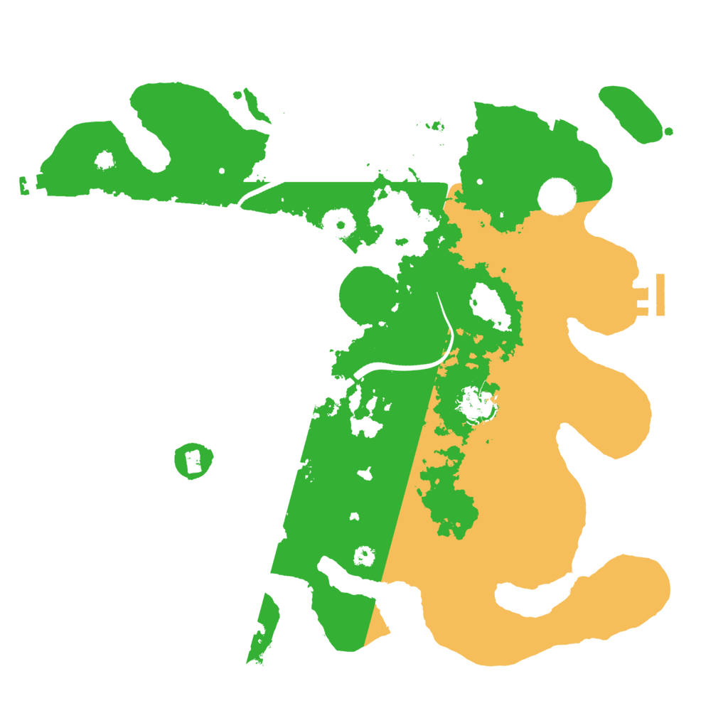 Biome Rust Map: Procedural Map, Size: 3500, Seed: 171380