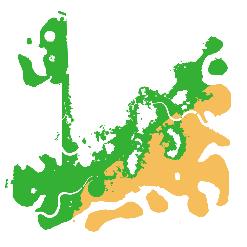 Biome Rust Map: Procedural Map, Size: 4000, Seed: 523462