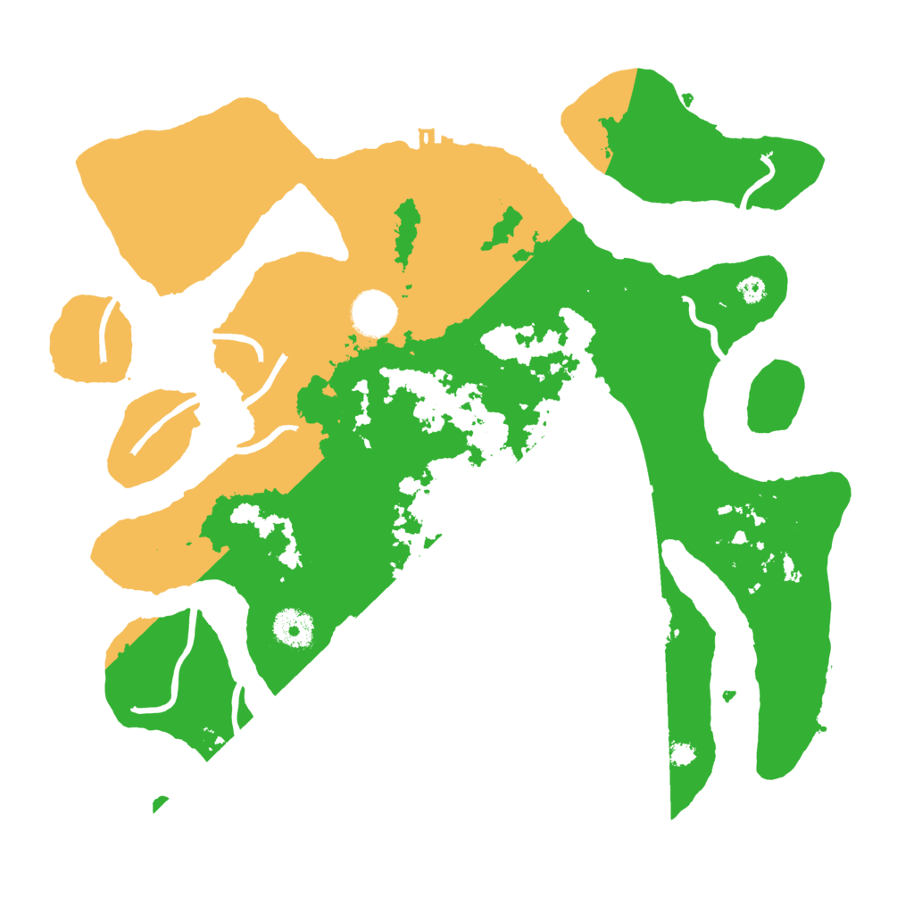 Biome Rust Map: Procedural Map, Size: 3500, Seed: 2157846