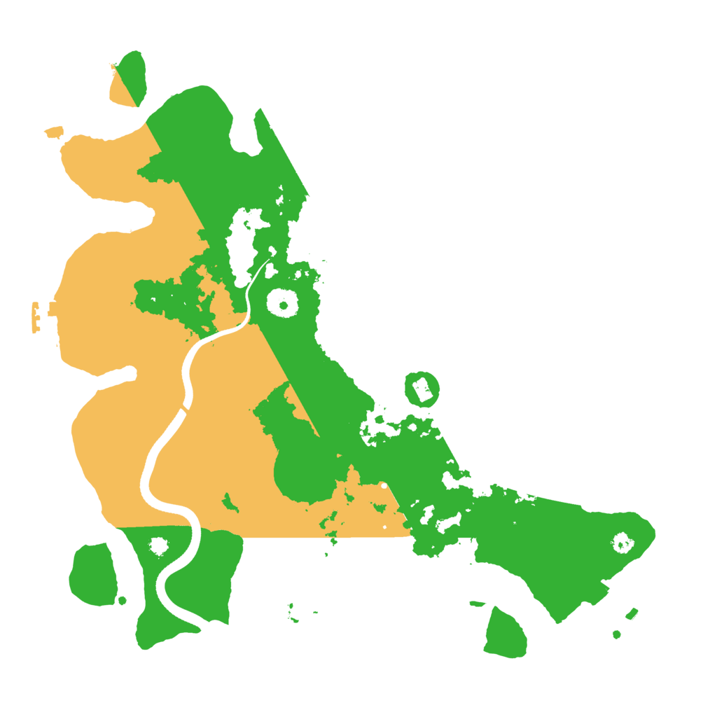 Biome Rust Map: Procedural Map, Size: 3500, Seed: 1879869