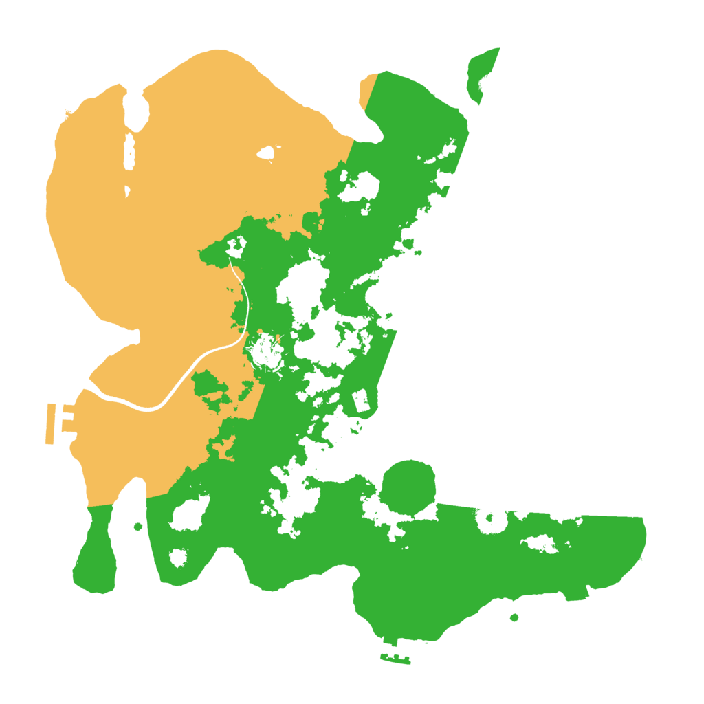 Biome Rust Map: Procedural Map, Size: 3500, Seed: 3722248