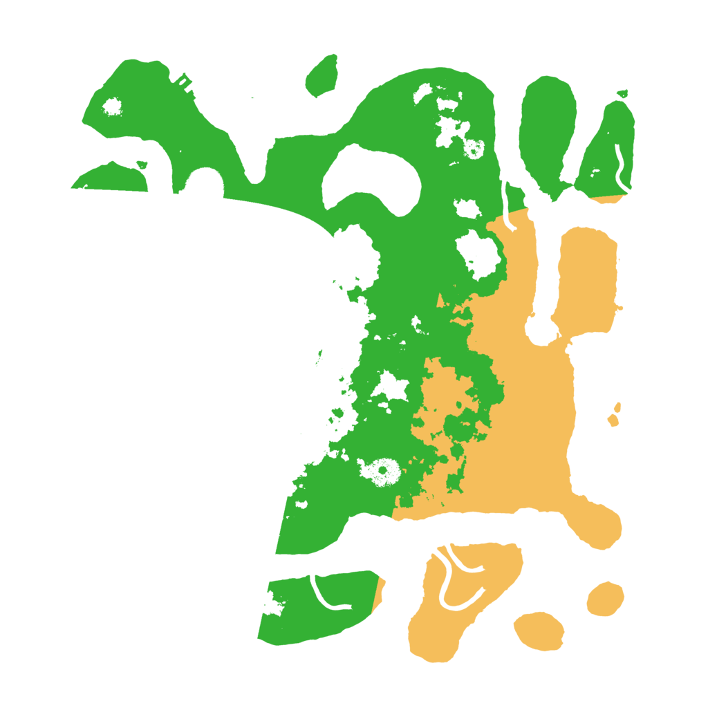 Biome Rust Map: Procedural Map, Size: 3500, Seed: 4540066