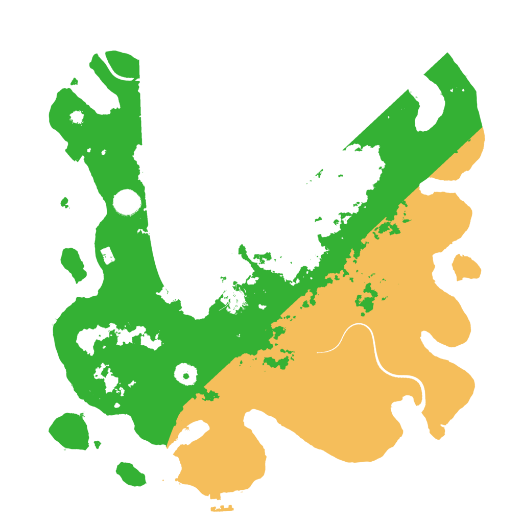 Biome Rust Map: Procedural Map, Size: 3500, Seed: 2787626