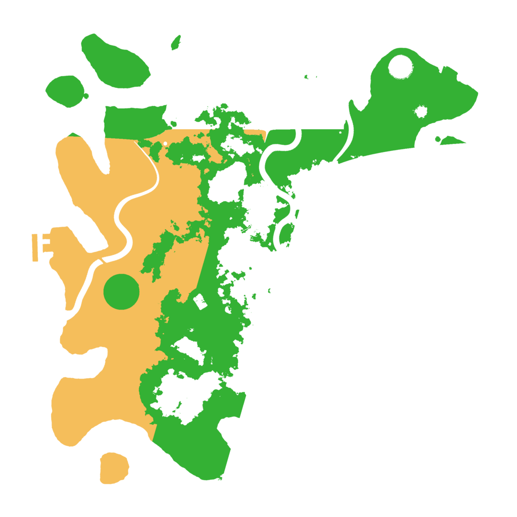 Biome Rust Map: Procedural Map, Size: 3800, Seed: 1063123