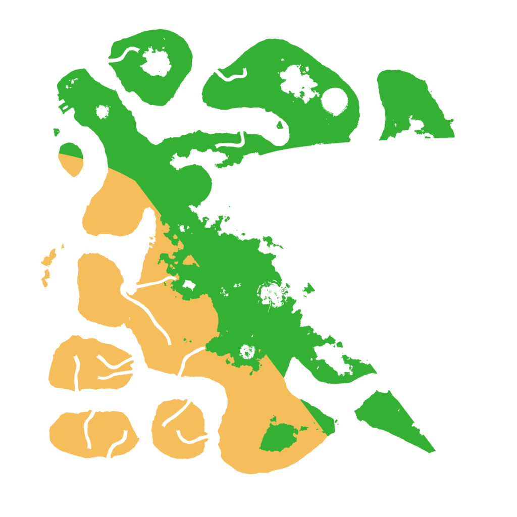 Biome Rust Map: Procedural Map, Size: 3500, Seed: 2351815