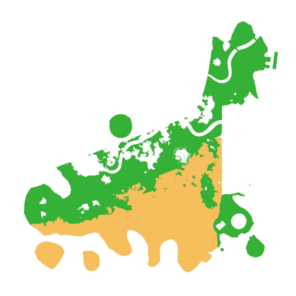 Biome Rust Map: Procedural Map, Size: 3500, Seed: 856720