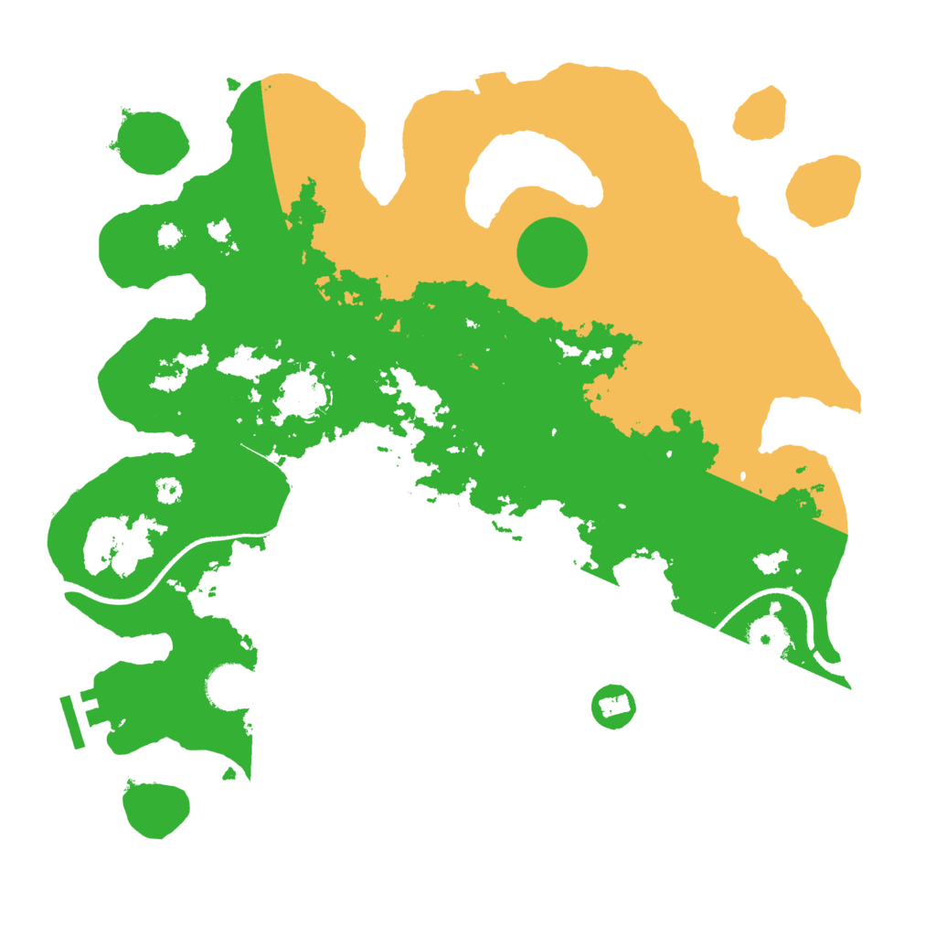 Biome Rust Map: Procedural Map, Size: 3500, Seed: 1933835