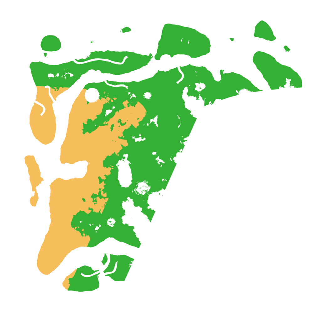 Biome Rust Map: Procedural Map, Size: 4000, Seed: 536535