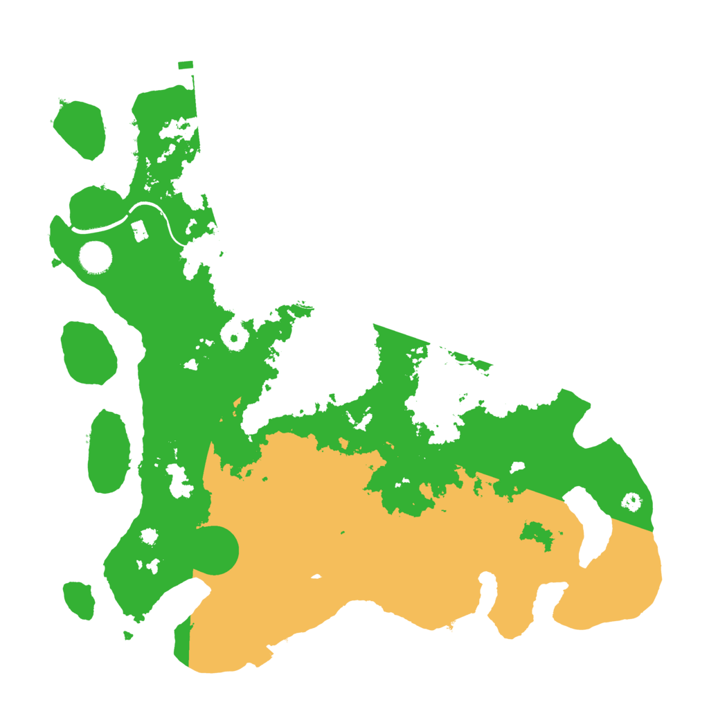 Biome Rust Map: Procedural Map, Size: 3800, Seed: 4181476