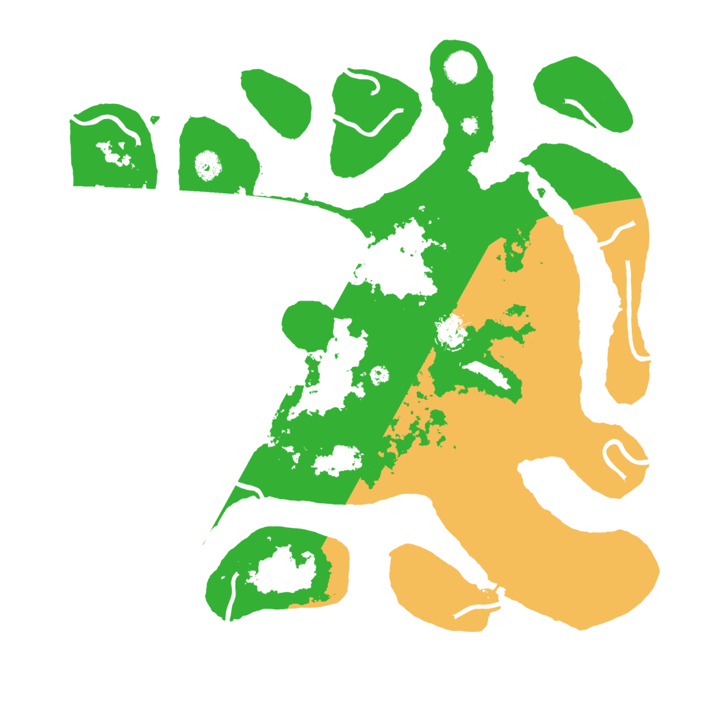 Biome Rust Map: Procedural Map, Size: 3800, Seed: 600087