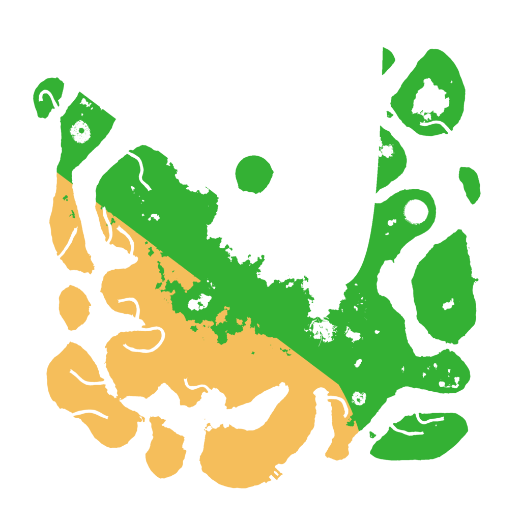 Biome Rust Map: Procedural Map, Size: 3800, Seed: 3150162
