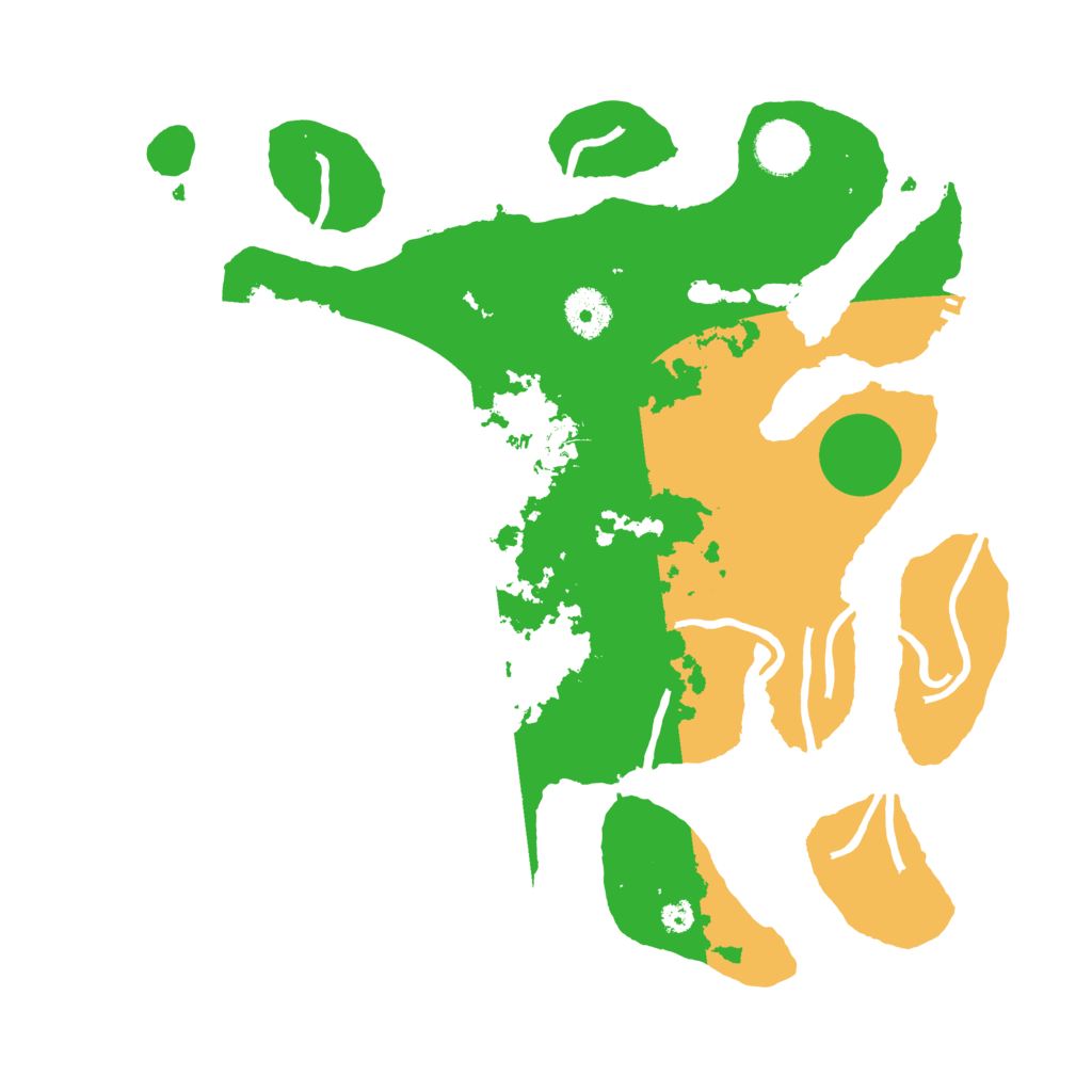Biome Rust Map: Procedural Map, Size: 3500, Seed: 5358278