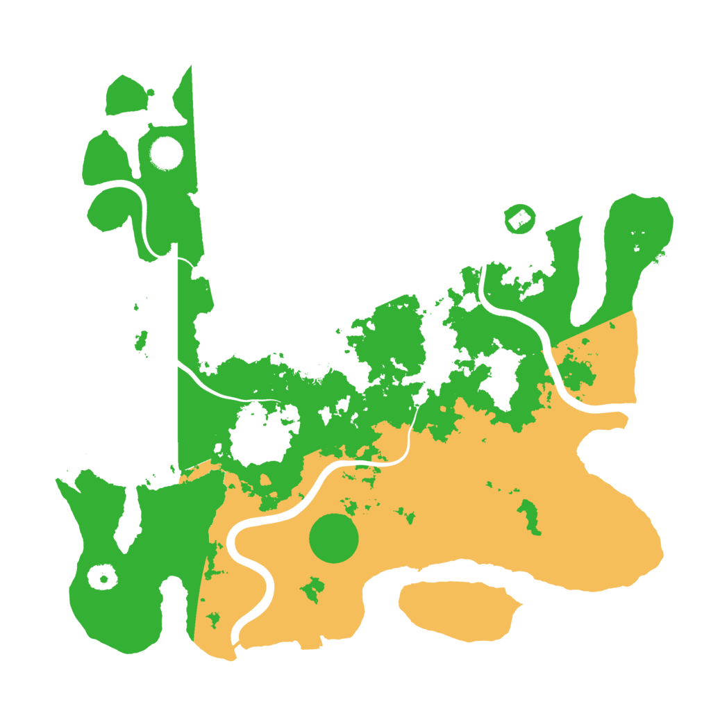 Biome Rust Map: Procedural Map, Size: 3800, Seed: 1607700