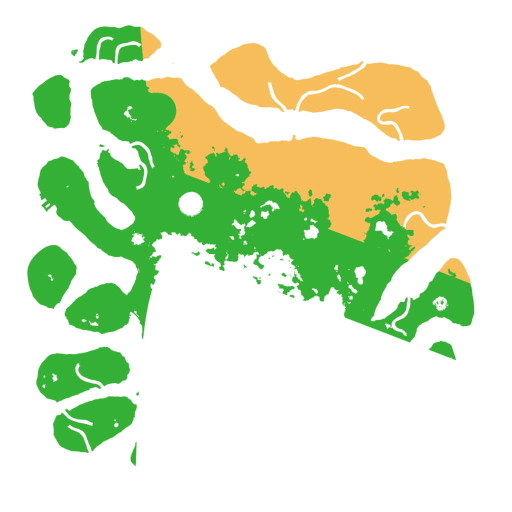 Biome Rust Map: Procedural Map, Size: 3800, Seed: 2350434