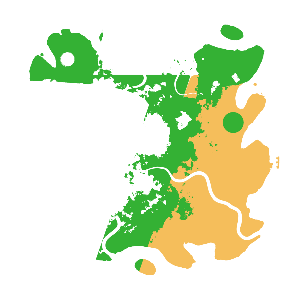 Biome Rust Map: Procedural Map, Size: 3800, Seed: 815010