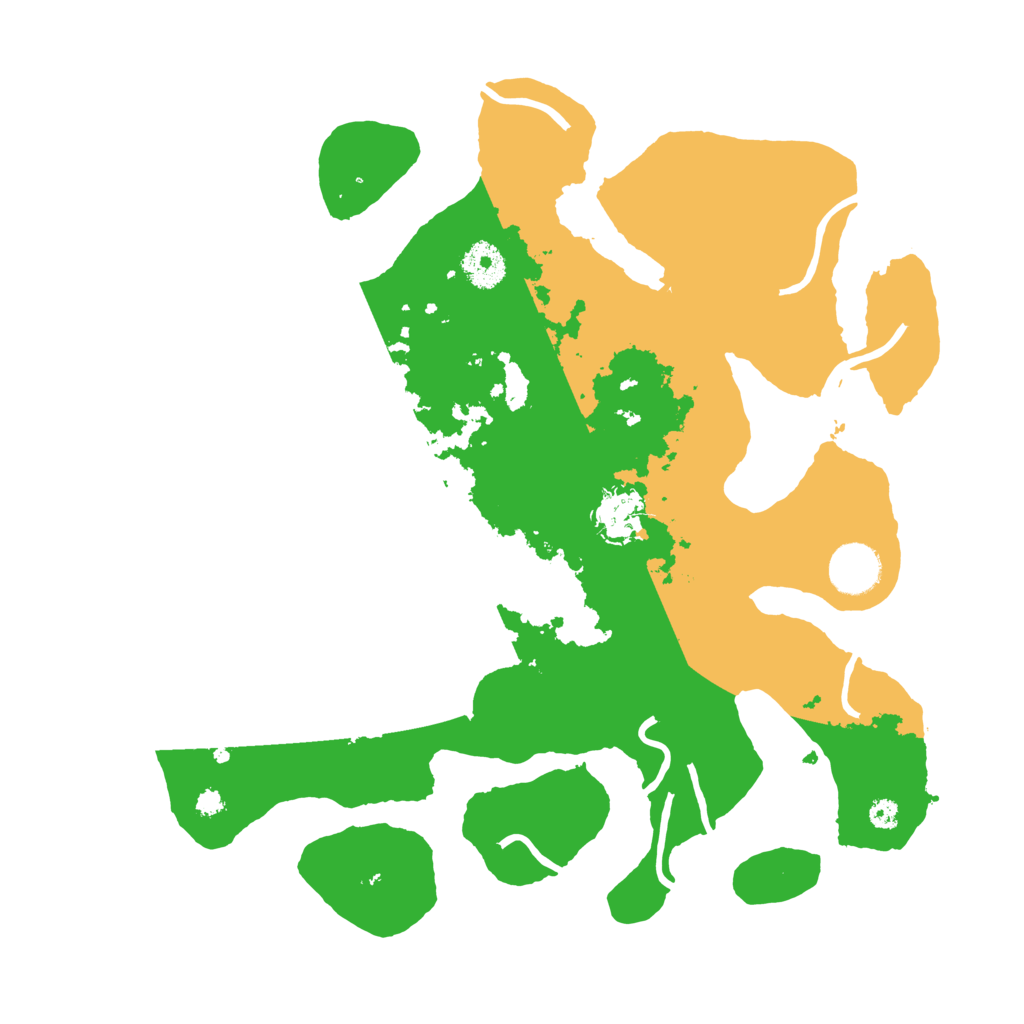 Biome Rust Map: Procedural Map, Size: 3500, Seed: 3706218