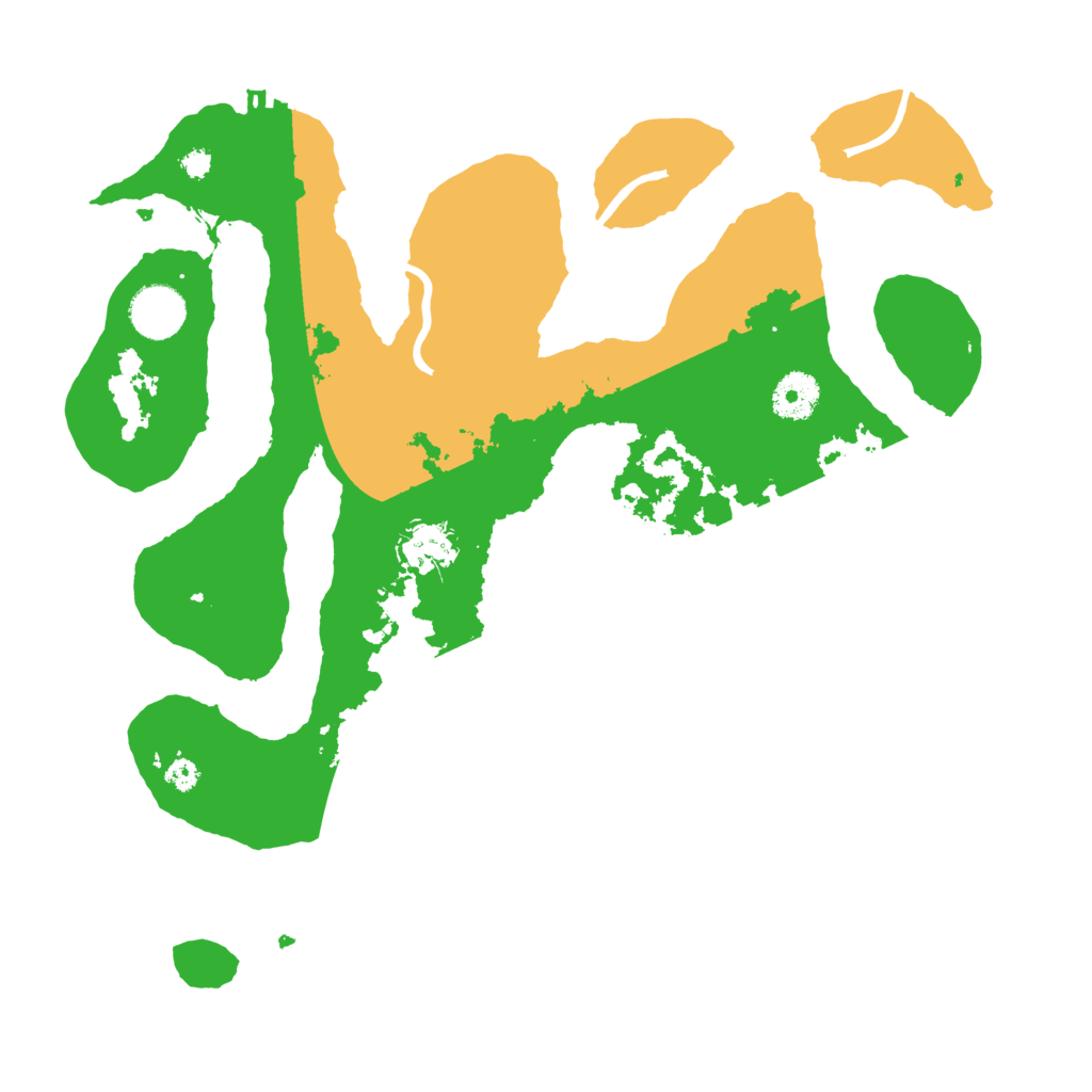 Biome Rust Map: Procedural Map, Size: 3500, Seed: 827354