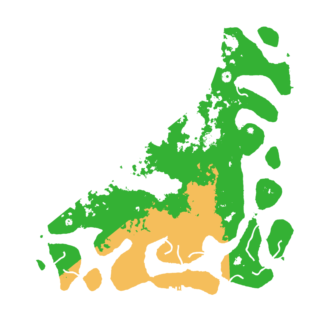 Biome Rust Map: Procedural Map, Size: 4500, Seed: 109564949