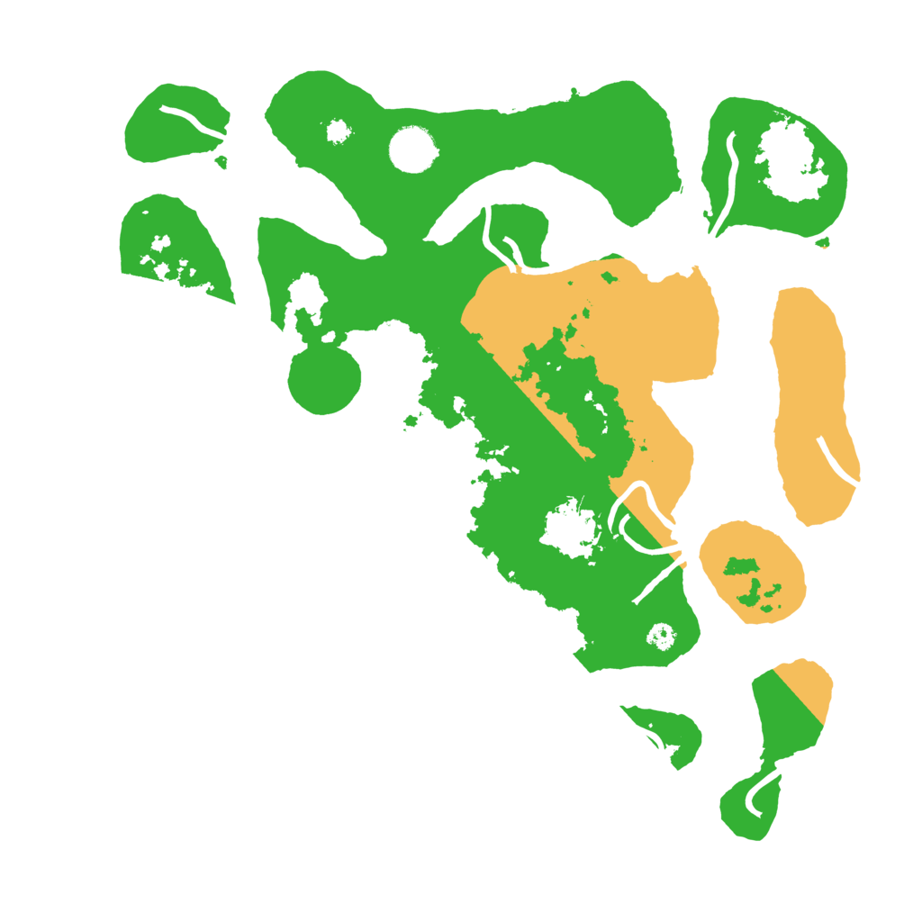 Biome Rust Map: Procedural Map, Size: 3500, Seed: 1623140