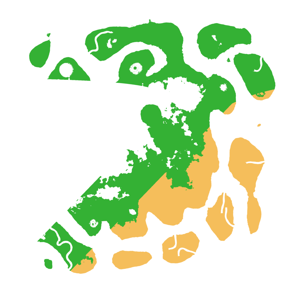 Biome Rust Map: Procedural Map, Size: 3800, Seed: 320388