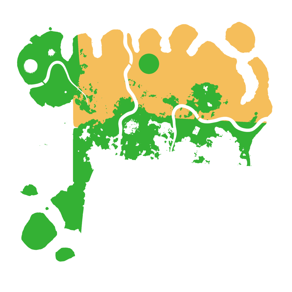 Biome Rust Map: Procedural Map, Size: 3800, Seed: 3808255