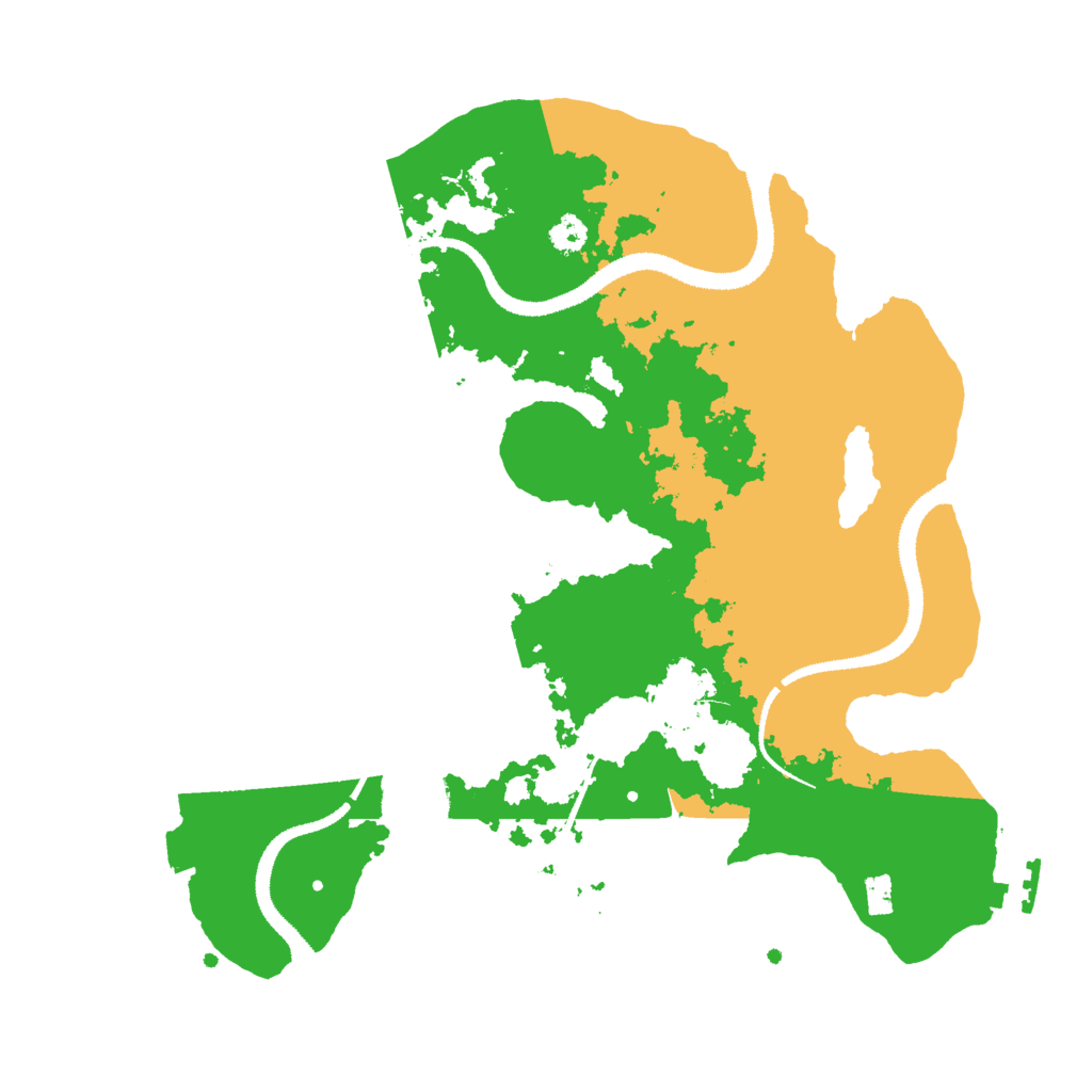 Biome Rust Map: Procedural Map, Size: 3000, Seed: 52757