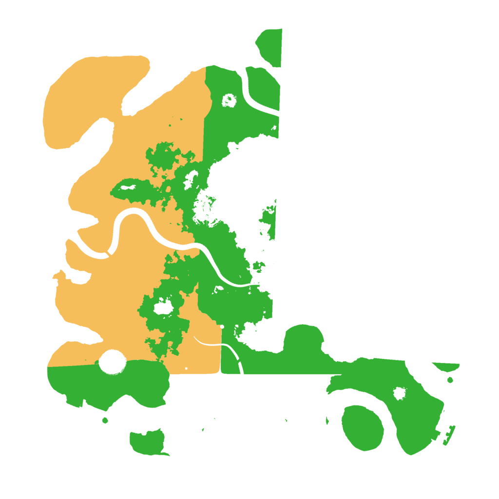 Biome Rust Map: Procedural Map, Size: 3500, Seed: 2062836