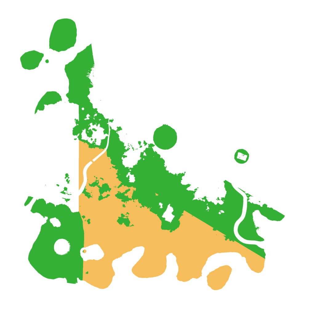 Biome Rust Map: Procedural Map, Size: 3500, Seed: 5012047